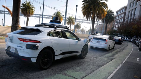 Waymo robotaxi california