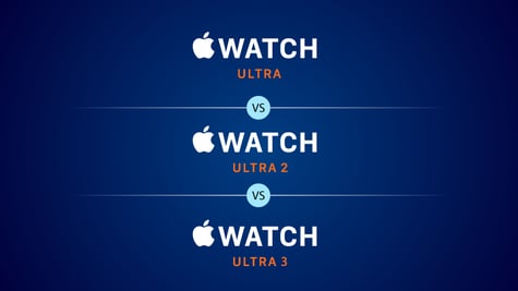 apple watch ultra 1 vs ultra 2 vs ultra 3