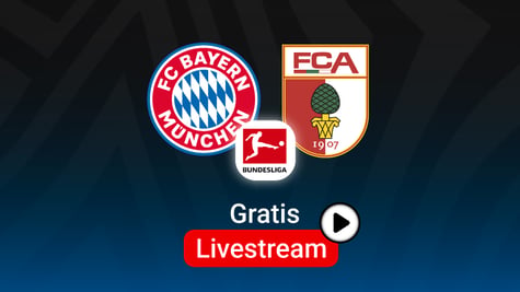 bayern vs fc augsburg logos, Hintergrund dunkelblau