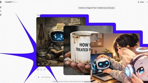ChatGPT-generated images displaying how the chatbot think users treat them
