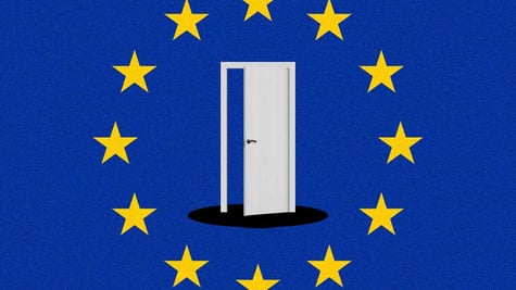 eu flag open door