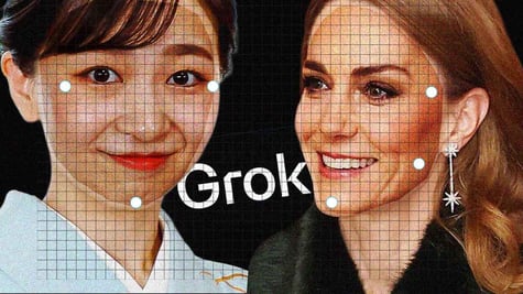 Grok generated  deepfake AI images of Princesses Kako and Catherine of Wales.