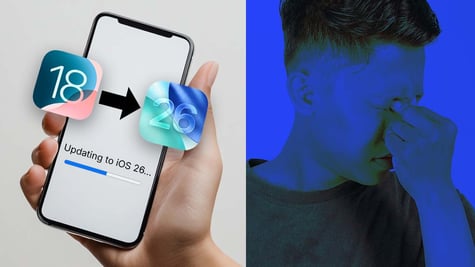 iPhone owner goes from iOS 18 to iOS 26
