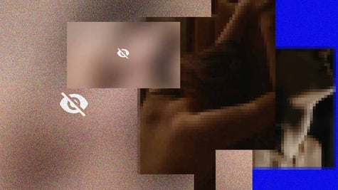 Censored nudity content on X
