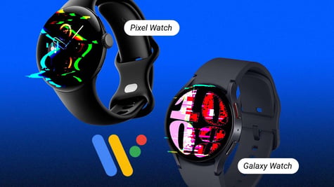 Google Pixel and Samsung Galaxy watch display glitch