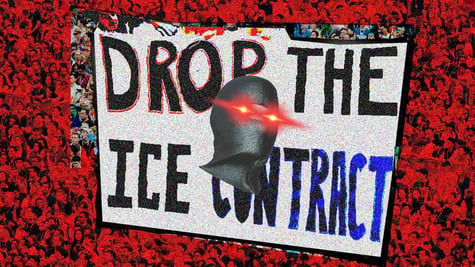 protesting against ice contracts