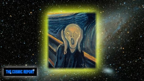 Edvard Munch's Scream painting in the cosmos.