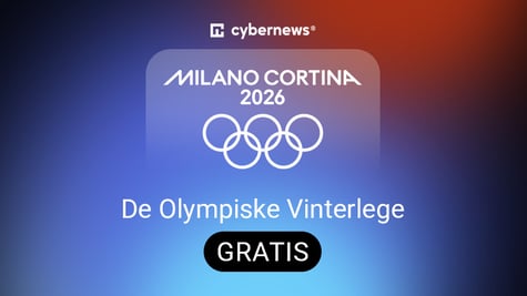 Dansk banner for de Olympiske Vinterlege 2026 i Milano Cortina med teksten GRATIS.