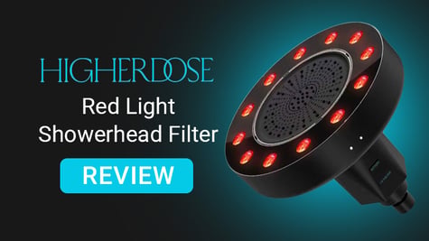 HigherDose Red Light Showerhead Filter review
