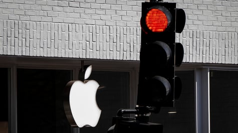 apple red light