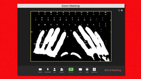 fake Zoom update