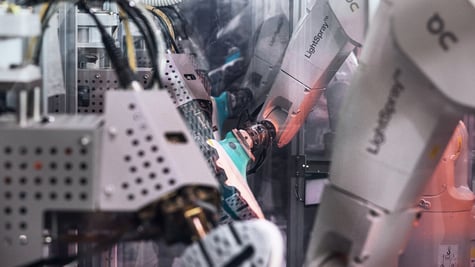On sneakers made in South Korea by robots