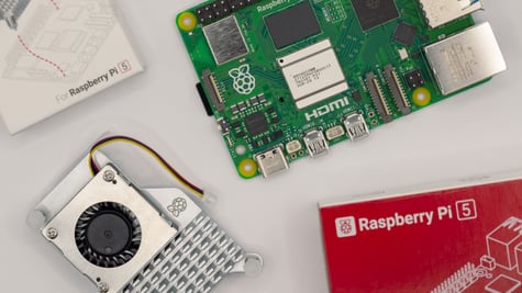 Raspberry Pi 5 with accesssories