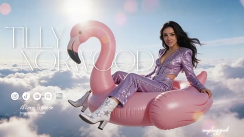 Tilly Norwood music video cover