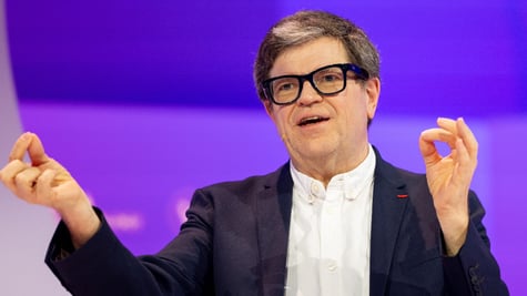 AMI Labs founder and Meta's former AI chief Yann LeCun gesticulating