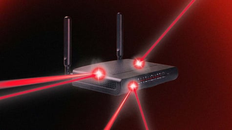 Router targeted by hackers