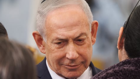 bejamin netanyahu close up