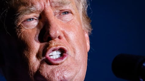 donald trump close up