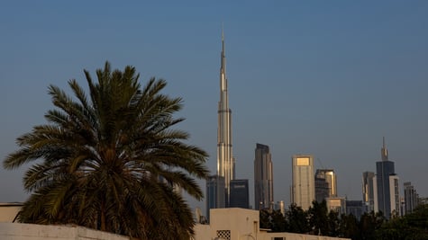 The Burj Khalifa skyscraper