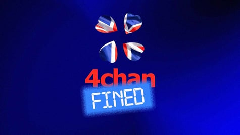 four chan logo in uk flag colors