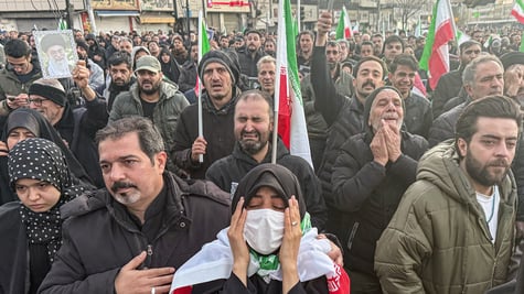 iranian people devestaed