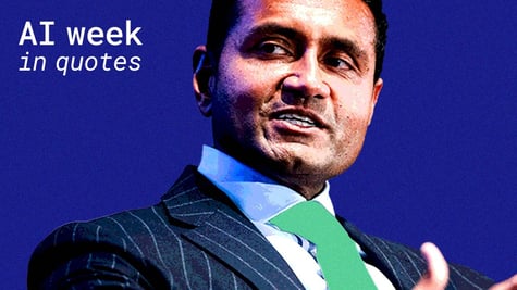 Palantir Technologies CTO Shyam Sankar, words "AI week in quotes"