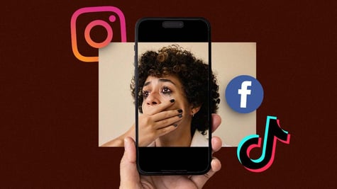 social media anger instagram facebook tiktok logo