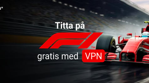titta pa F1 gratis med vpn