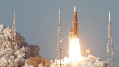 NASA Artemis II liftoff