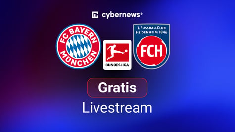 FC Bayern vs. Heidenheim, Logos, Bundesliga, blau