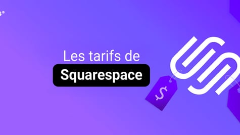 Les tarifs de Squarespace