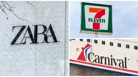 Zara, 7-Eleven, Carnival Cruise