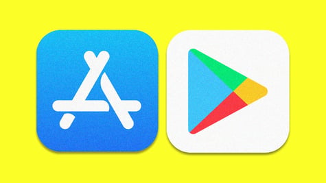 apple app store google play store