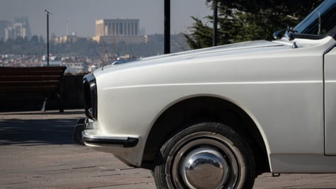 car retro white