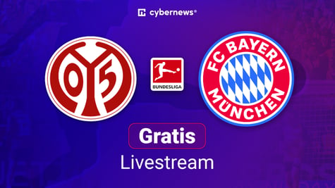 Mainz 05 vs. FC Bayern. Team Logos, Gratis-Livestream 