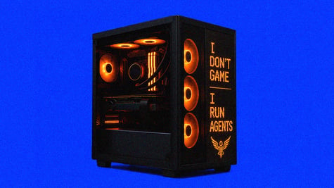 AI agent on gaming PC