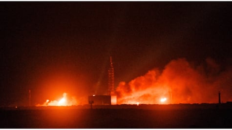 Blue Origin New Glenn rocket explosion