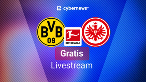 Borussia Dortmund, Eintracht Frankfurt, Logos, blau