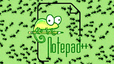Notepad plus plus affected by the malicious code