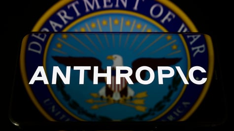 dow anthropic logo phone