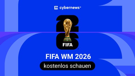 FIFA 2026 Logo, Gratis-Stream, blauer Hintergrund