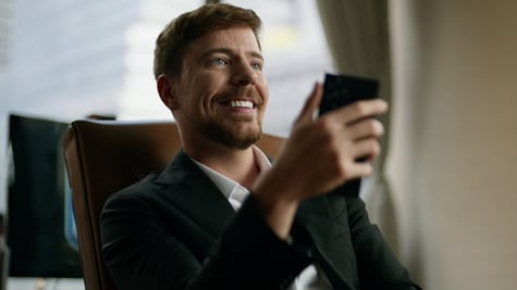 jimmy donaldson mrbeast on phone