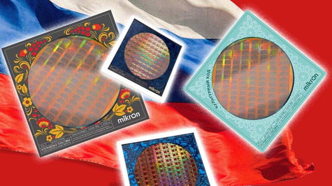 Russia's Mikron turns test wafers into souvenirs
