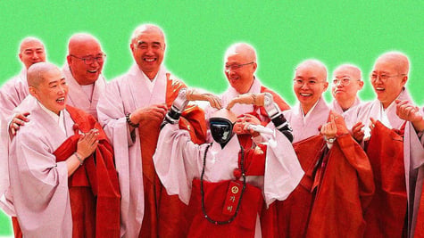 Robot joins Buddhist monks in South Korea
