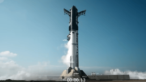 Starship launch via SpaceX