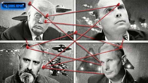 President Trump alongside other UFO whistleblowers.