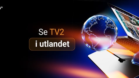 Se TV i utlandet, laptop, stream, mørk