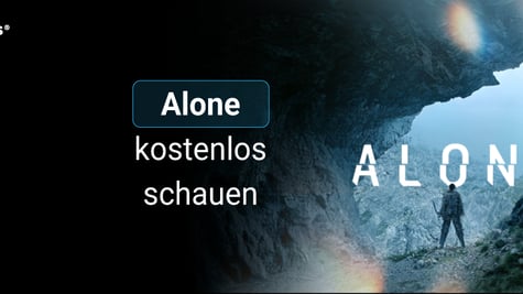 Alone, Survival-Serie, Höhle mit Schriftzug