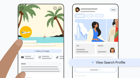 Search Profiles via Google