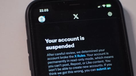 X account suspension